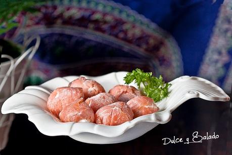Bombones de Salmón y Queso