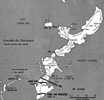II GUERRA MUNDIAL. CARRERA A TOKIO (IV): OKINAWA
