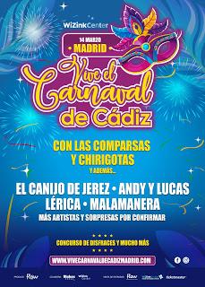 EL CANIJO DE JEREZ ANUNCIA SU REGRESO EN EL CARNAVAL DE CÁDIZ EN MADRID EL CANIJO DE JEREZ ANUNCIA SU REGRESO EN EL CARNAVAL DE CÁDIZ EN MADRID