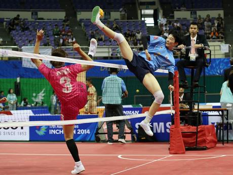 Sepak Takraw ¡Voleibol con los pies!