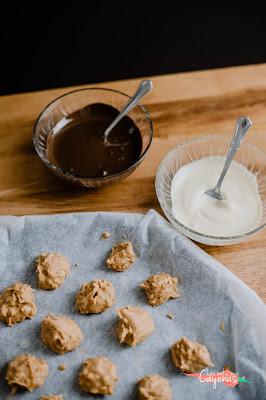Bombones de Mantequilla de Cacahuete