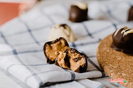Bombones de Mantequilla de Cacahuete
