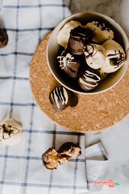 Bombones de Mantequilla de Cacahuete