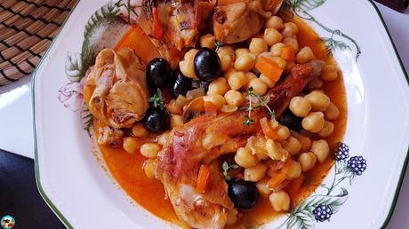 Estofado de ternera con garbanzos
