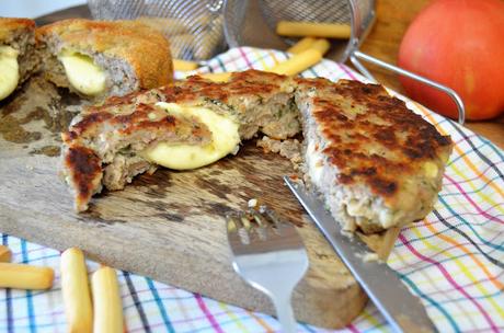 ESPECTACULARES HAMBURGUESAS RELLENAS DE QUESO ¿COMO TE GUSTAN MAS EMPANADAS O SIN EMPANAR? hamburguesas, hamburguesas americanas, hamburguesas caseras, hamburguesas empanadas, hamburguesas recetas, hamburguesas rellenas de queso, hamburguesas rellenas de queso empanadas, recetas de hamburguesas, las delicias de mayte,