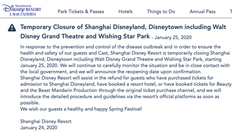 cierre de Disney Shanghai