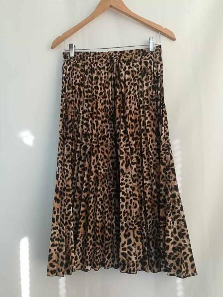 Falda De Leopardo De Zara