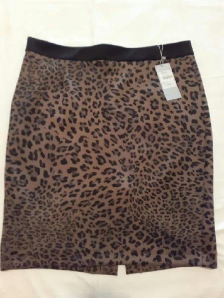 Falda De Leopardo De Zara