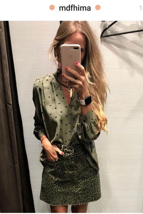 Falda De Leopardo De Zara