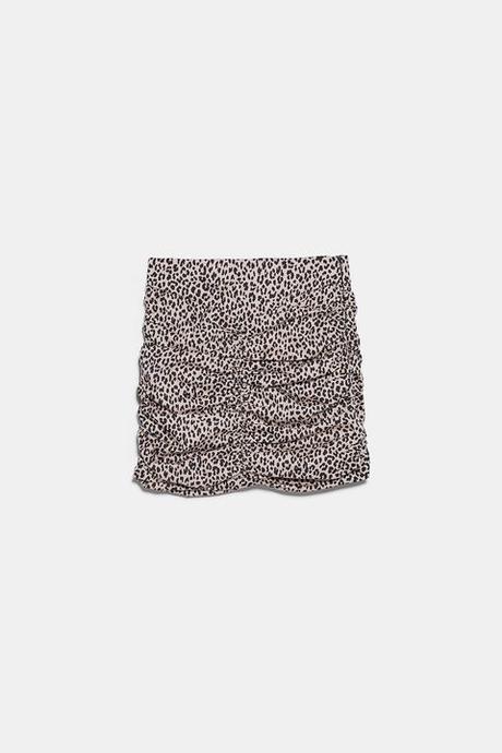 Falda De Leopardo De Zara