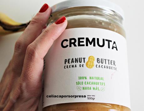 CREMUTA, CREMA DE CACAHUETE SIN GLUTEN Y 100% NATURAL
