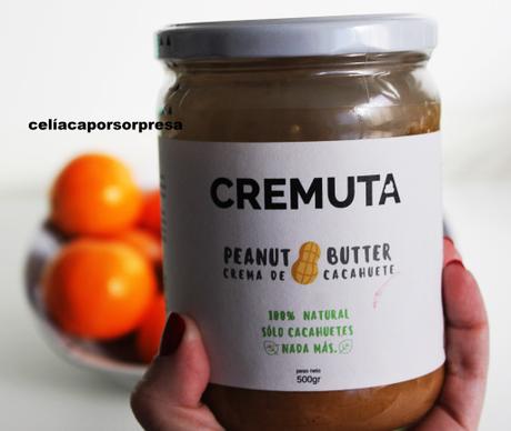 CREMUTA, CREMA DE CACAHUETE SIN GLUTEN Y 100% NATURAL