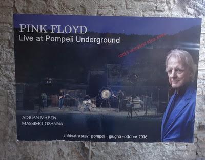 21/01/2020 Exposición Pink Floyd en el Anfiteatro de Pompei.