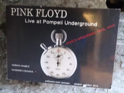 21/01/2020 Exposición Pink Floyd en el Anfiteatro de Pompei.