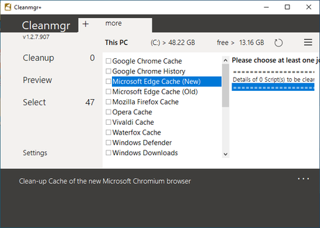 Cleanmgr + ahora es compatible con Windows 10 2004 y Edge (Chromium ...