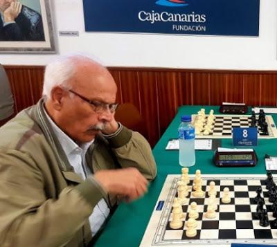 Dos partidas decisivas en la 5ª ronda del Campeonato Veterano de Tenerife 2020