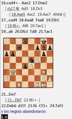 Dos partidas decisivas en la 5ª ronda del Campeonato Veterano de Tenerife 2020