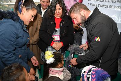 ENTREGA GEM CHALECOS A NIÑOS DE PREESCOLAR PARA PREVENIR ENFERMEDADES RESPIRATORIAS