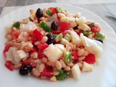 Empedrat con bacalao