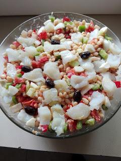 Empedrat con bacalao