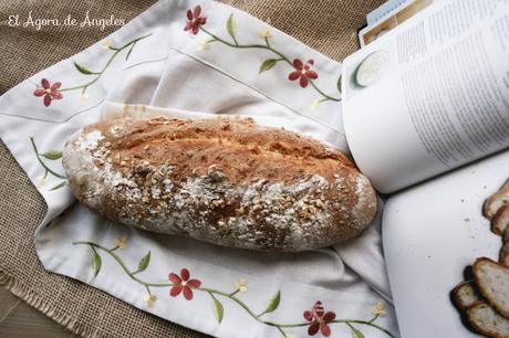 Pan de copos de avena y manzana El Ágora de Ángeles pan , copos de avena,Dan Lepard