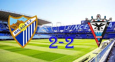 MALAGA CF 2-2 CD MIRANDES