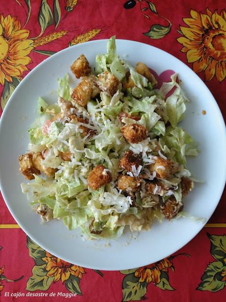 ENSALADA CESAR #ASALTABLOGS ENSALADA CESAR #ASALTABLOGS