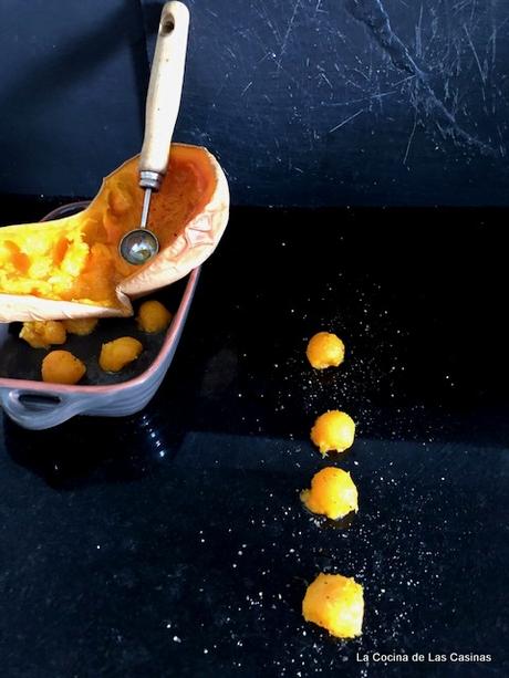 Calabaza de invierno asada al horno. Acompañamiento Calabaza de invierno asada al horno. Acompañamiento