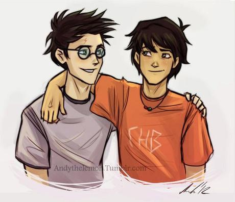 Resultado de imagen de harry potter y percy jackson