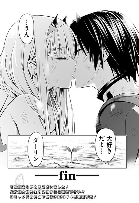 El manga ''Darling in the FranXX'', ha finalizado