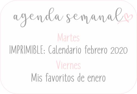 Agenda Semanal 27/01 - 2/02
