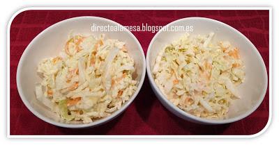 Ensalada de col o Coleslaw Ensalada de col o Coleslaw