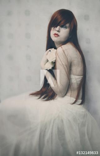 Falda Tul Blanca Mujer