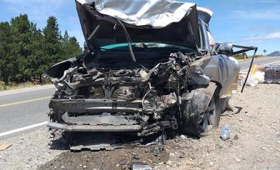 Heridos graves y leves por un choque frontal en la ruta 237