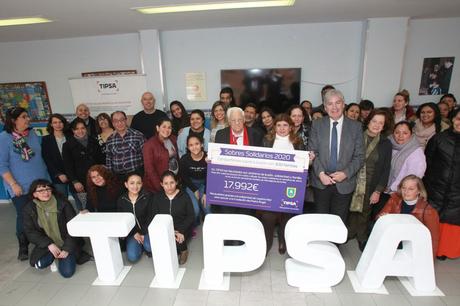 TIPSA concluye su campaña de sobres solidarios donando 32.000 euros a cuatro ONG