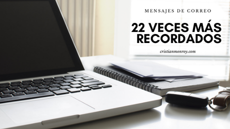 Tus mensajes de correo 22 veces más recordados usando este sencillo truco 