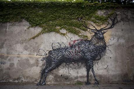 Street Art, interaccionando.