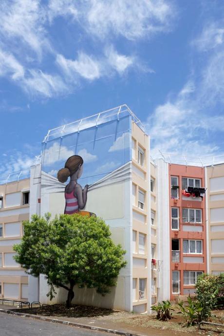 Street Art, interaccionando.