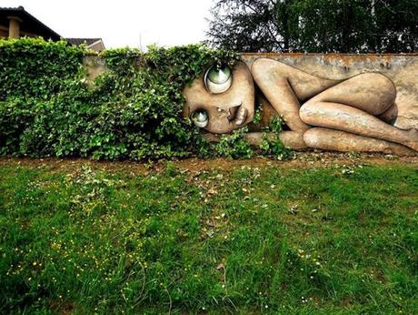 Street Art, interaccionando.