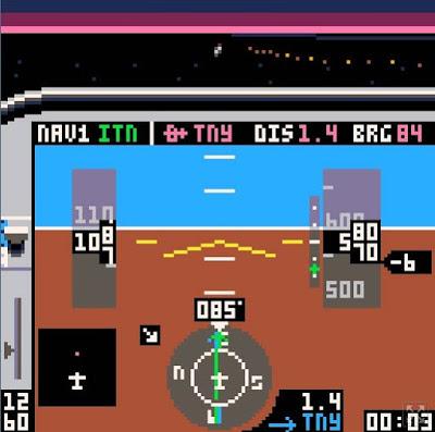 Alucina con Tiny Sim, el simulador de vuelo para Pico-8 que te llevará de vuelta a los 80