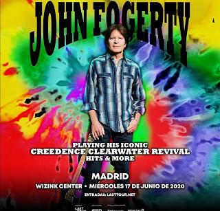Concierto de John Fogerty el 17 de junio en el WiZink Center