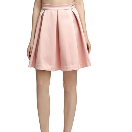 Falda Lapiz Color Rosa Palo