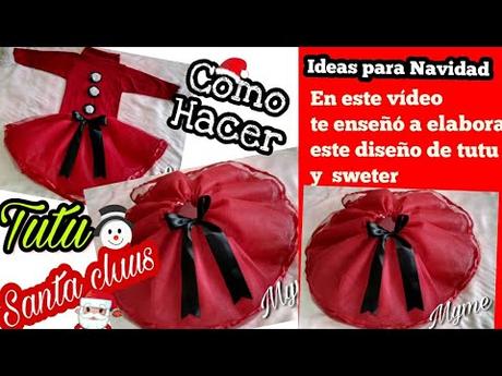 Falda De Tul Nina Navidad