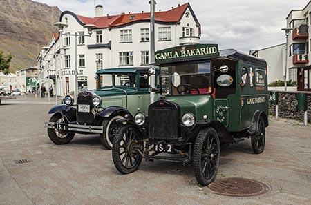 Galería de coches antiguos en Ísafjörður: Unos ejemplos