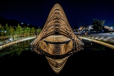 Lo mejor del Premio internacional Lighting Design Awards 2019 Bamboo Pavilion, Taichung World Flora Exposition, Taiwan4