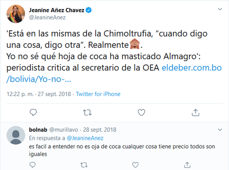 El Clan “Añez-Hincapié”: La Conexión Colombiana del Gobierno de Facto de #Bolivia (PARTE I)