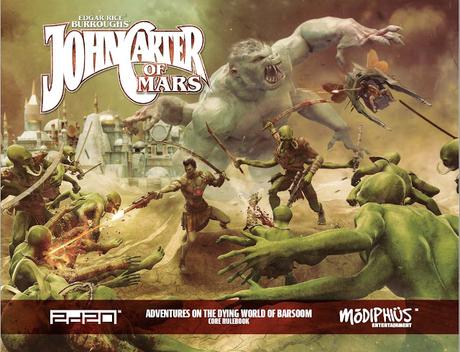 Próximos lanzamientos de John Carter of Mars, de Modiphius
