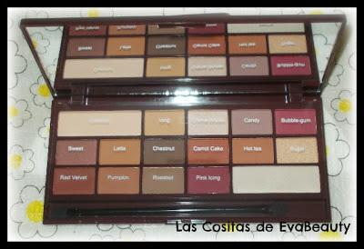 swatches paleta sombras chocolate elixir i heart makeup paleta sombras chocolate elixir i heart makeup