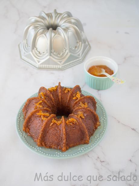 Bundt Cake de naranja con almíbar de naranja. Tierno y Súper jugoso. Bundt Cake de naranja con almíbar de naranja. Tierno y Súper jugoso.