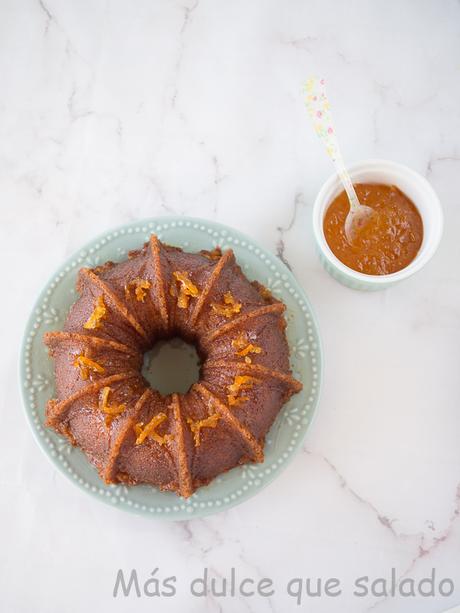 Bundt Cake de naranja con almíbar de naranja. Tierno y Súper jugoso. Bundt Cake de naranja con almíbar de naranja. Tierno y Súper jugoso.